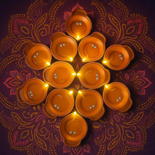 Premium Water Sensor LED Diya - Just Add Water & Let Your Home Glow!