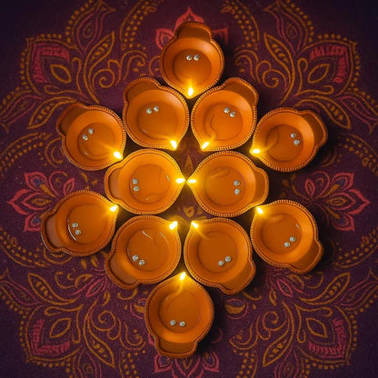 Premium Water Sensor LED Diya - Just Add Water & Let Your Home Glow!