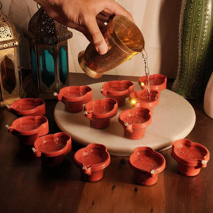 Premium Water Sensor LED Diya - Just Add Water & Let Your Home Glow!