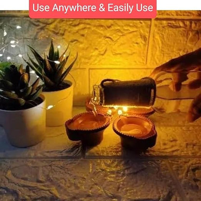 Premium Water Sensor LED Diya - Just Add Water & Let Your Home Glow!